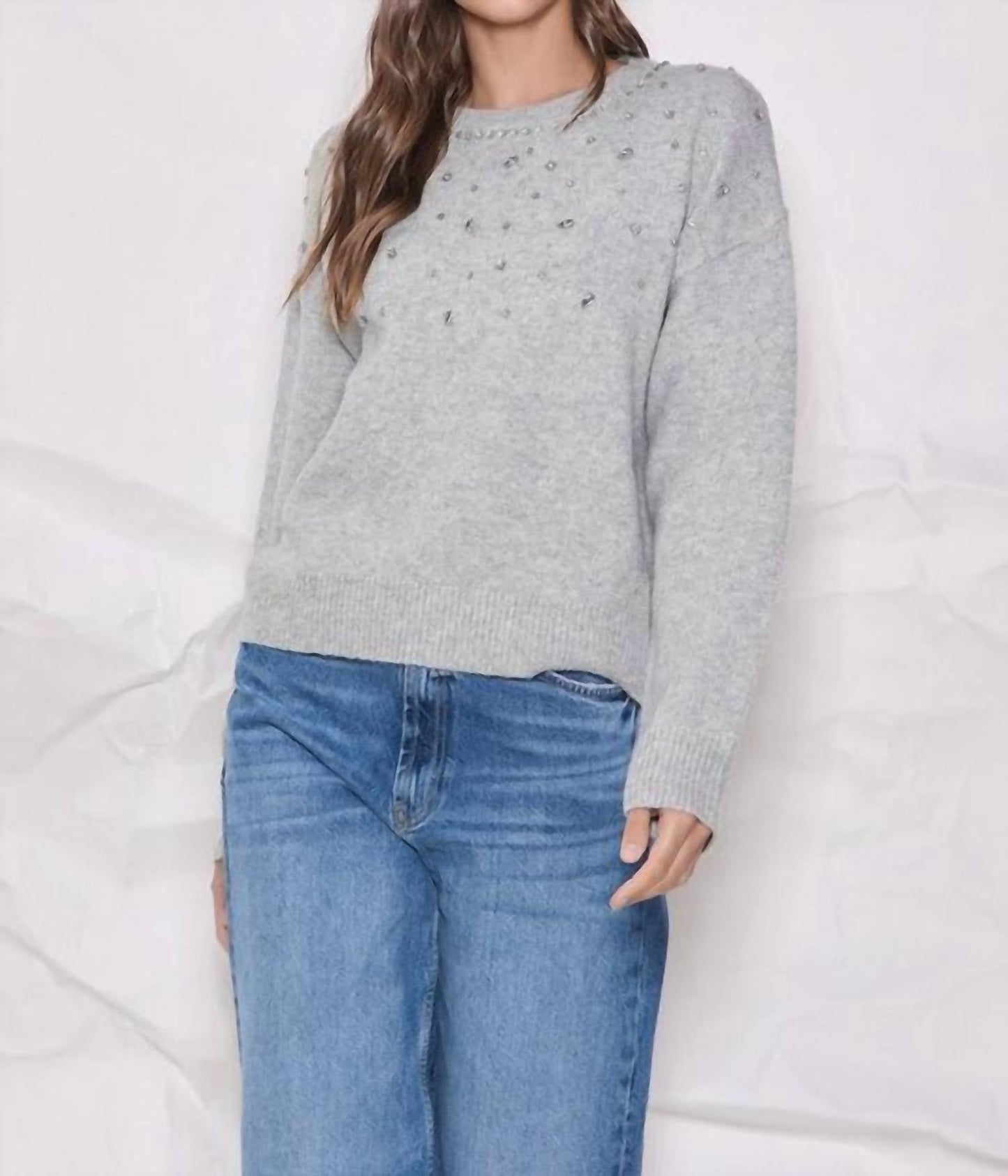 Able - Rhinestone Sweater