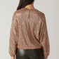 Flying Tomato - Sequin Long Sleeve Top