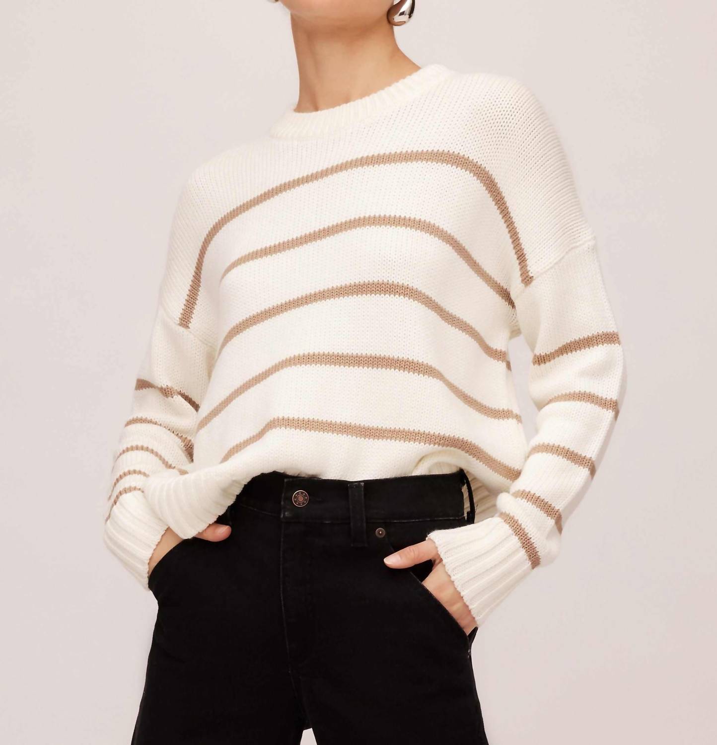Fifteen Twenty - Luca Crewneck Stripe Sweater