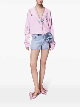 Area - Distressed Cardigan