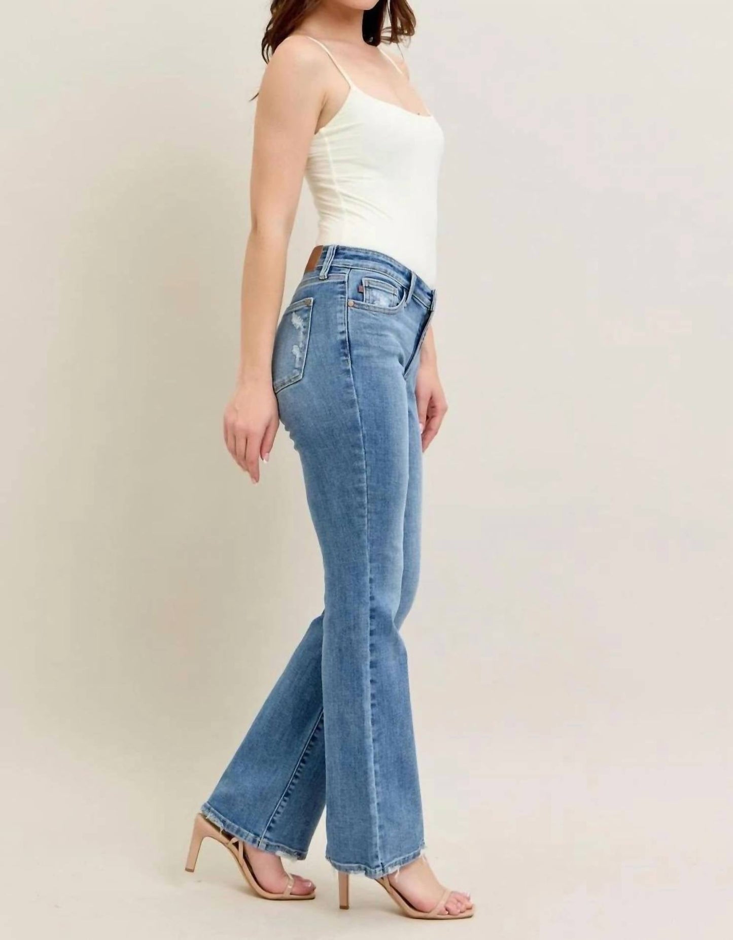 Judy Blue - Mid Rise Bootcut Denim Jeans