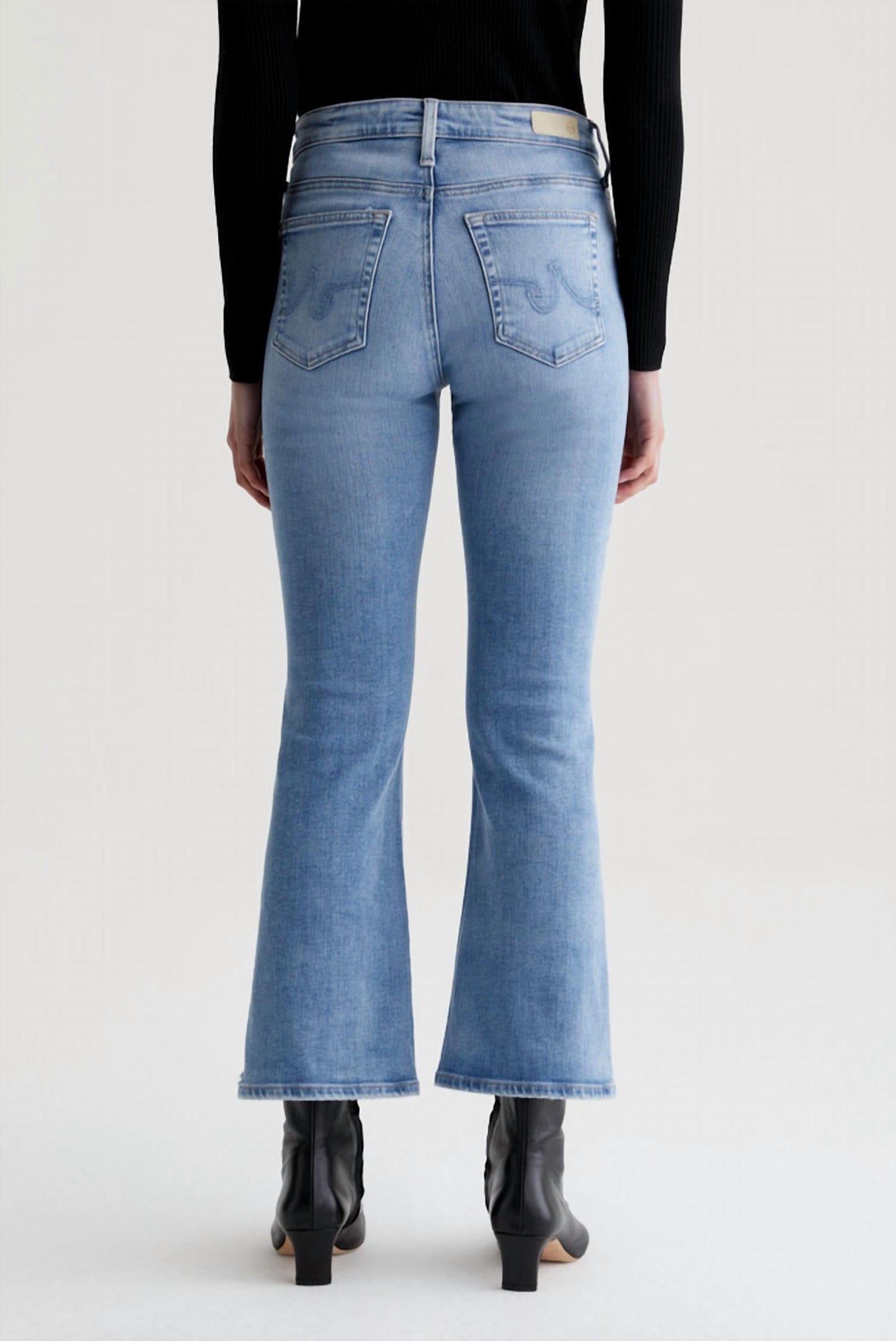 Ag Jeans - Farrah Boot Crop Mid Rise Fit Jean