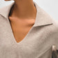 White + Warren - Cashmere Easy Polo Sweater