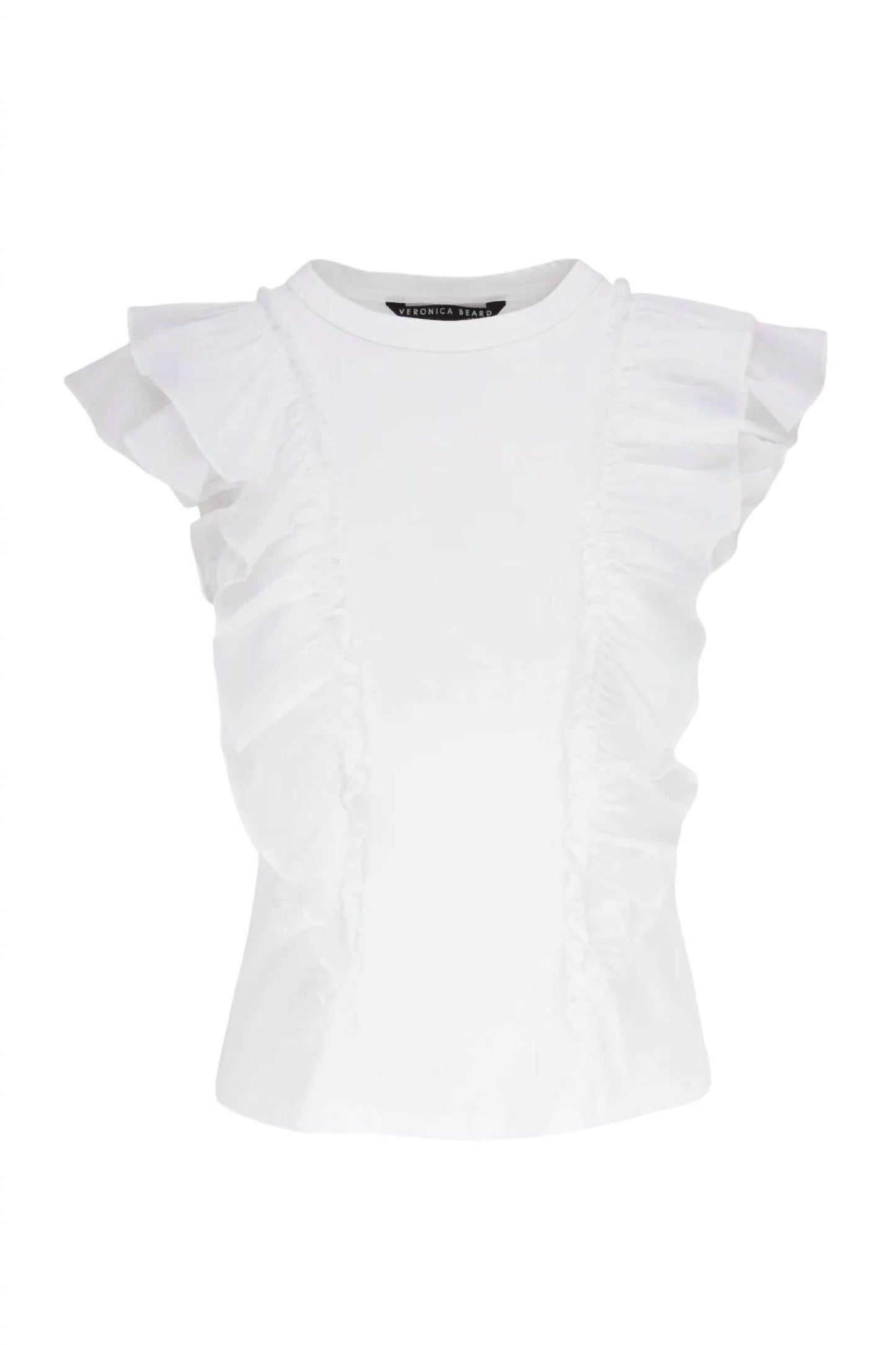 Veronica Beard - Bardot Ruffle T-Shirt