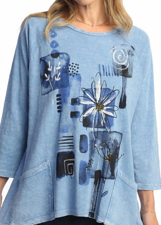 Jess & Jane - Lily Patch Pocket Tunic Top