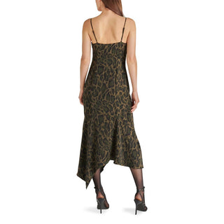 Steve Madden - Lucille Leopard Satin Slip dress Print