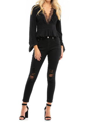 Blue Life - Prince V-neck Long Sleeve Top