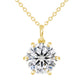 Allyanna Gifts - Women's Moissanite Round Solitaire Necklace