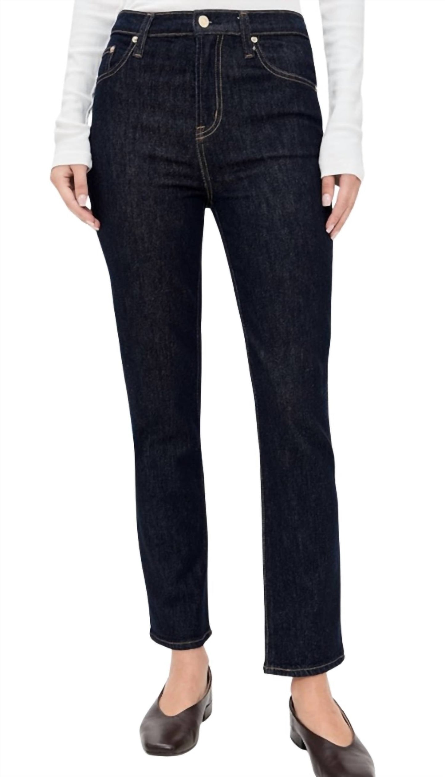 Pistola - Bri Ankle High Rise Slim Straight Jean