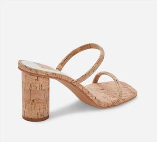 Dolce Vita - Women's Chunky Round Cork Heel Sandal