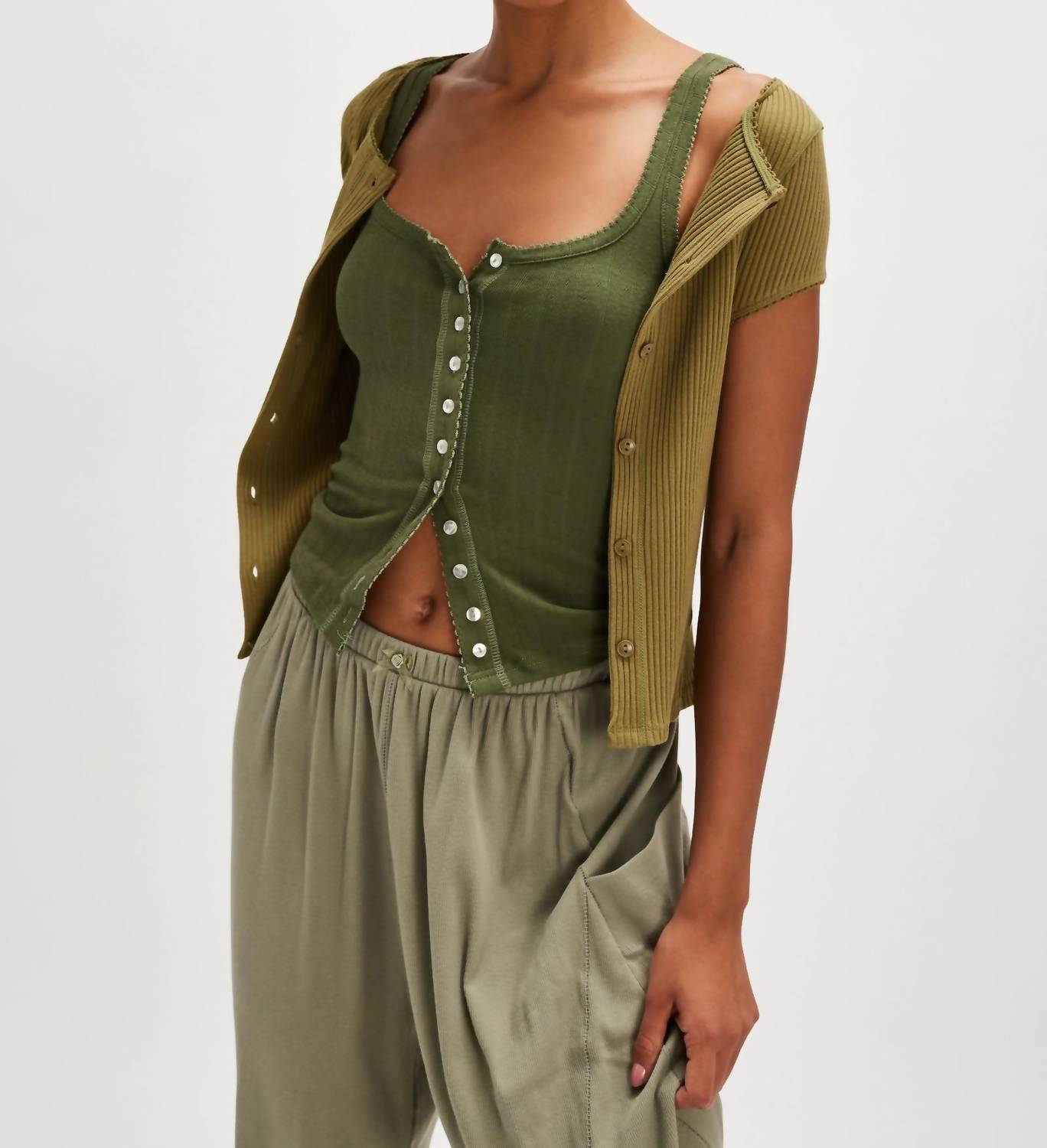 Free People - End Game Pointelle Tank