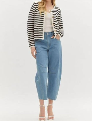 Entro - Toby Striped Cardigan