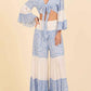 Vintage Havana - Oia By Sunset Wide Leg Pants