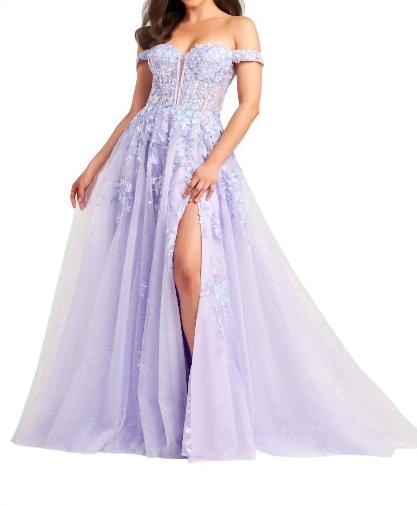 Ellie Wilde - A-line Dress With Glitter Tulle