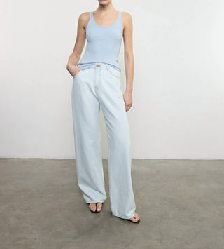 Enza Costa - Military Rib Slim Tank Top