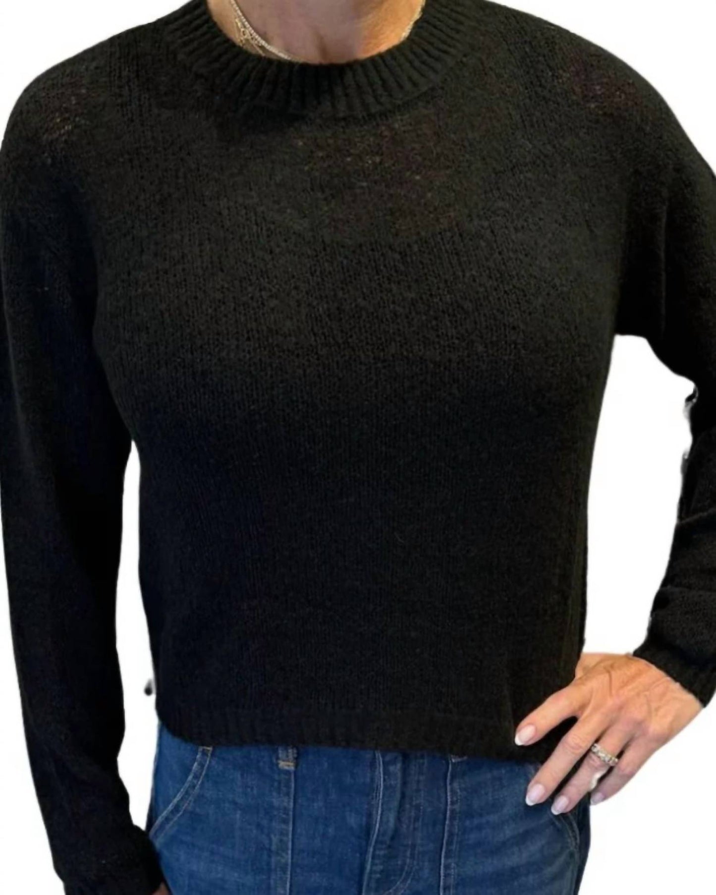 Lna - La Costa Semi Sheer Sweater