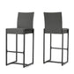 Outdoor Barstool With Handcrafted Details (Set of 2)