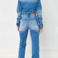 Judy Blue - High Waisted Long Sleeve Slim Jumpsuit