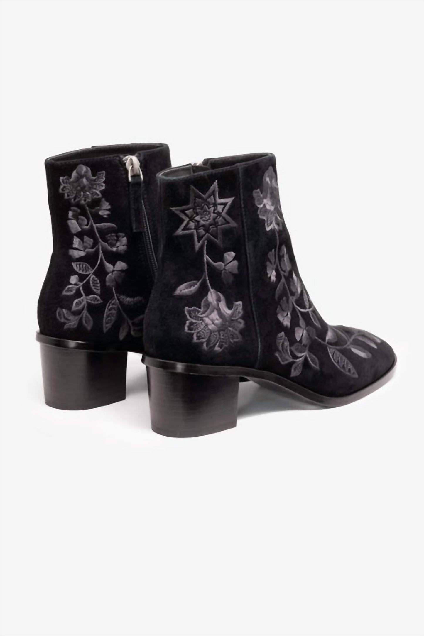 Johnny Was - CHIARA EMBROIDERED SUEDE BOOTIE