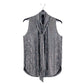 Clara Sun Woo - Shimmer Sequin Mock Neck Tie Top