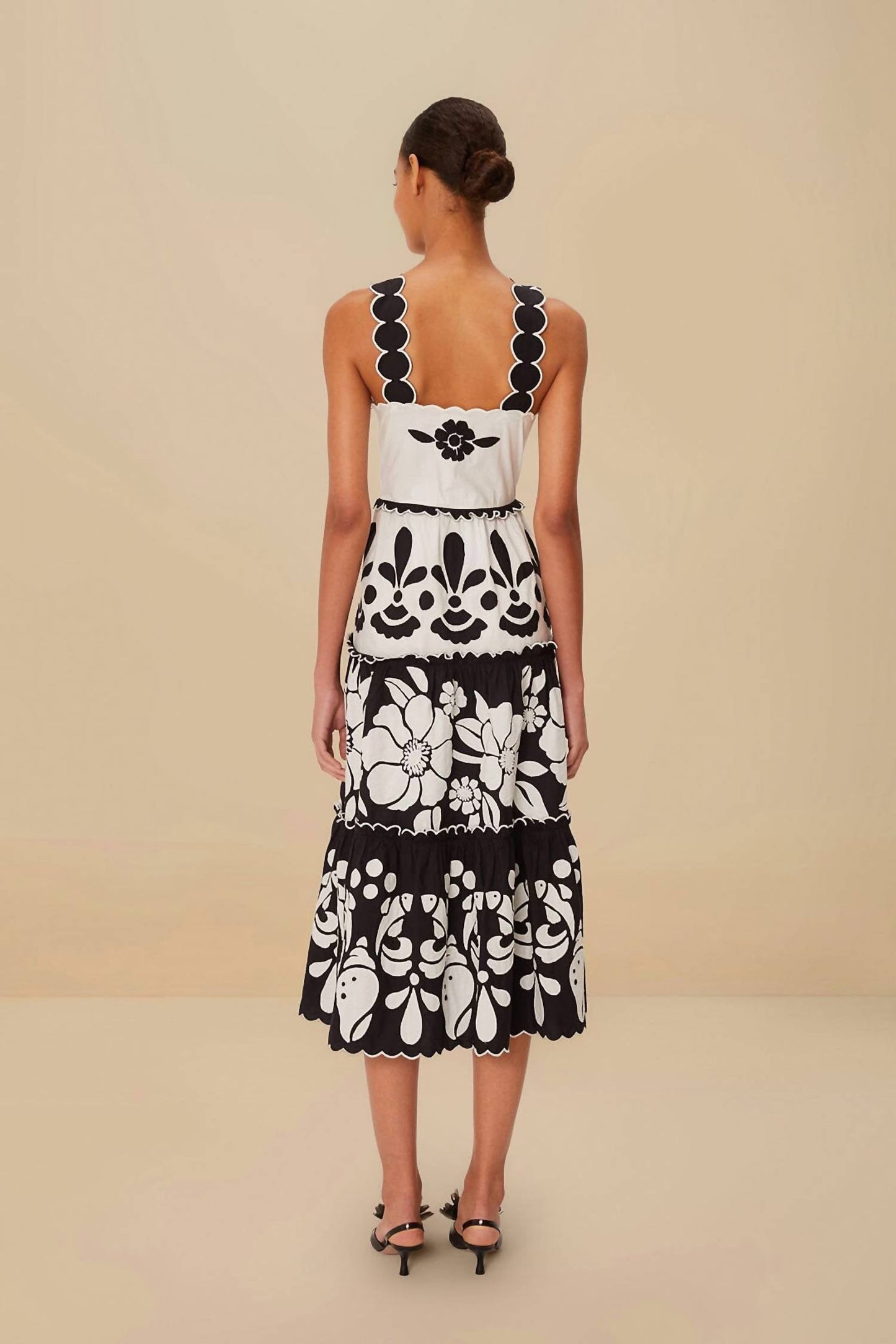 Farm Rio - Summer Cutwork Organic Cotton Midi Dress