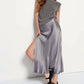 Nation Ltd - Maribel Bias Slit Midi Skirt