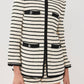 Veronica Beard - Foster Stripe Dickey Jacket