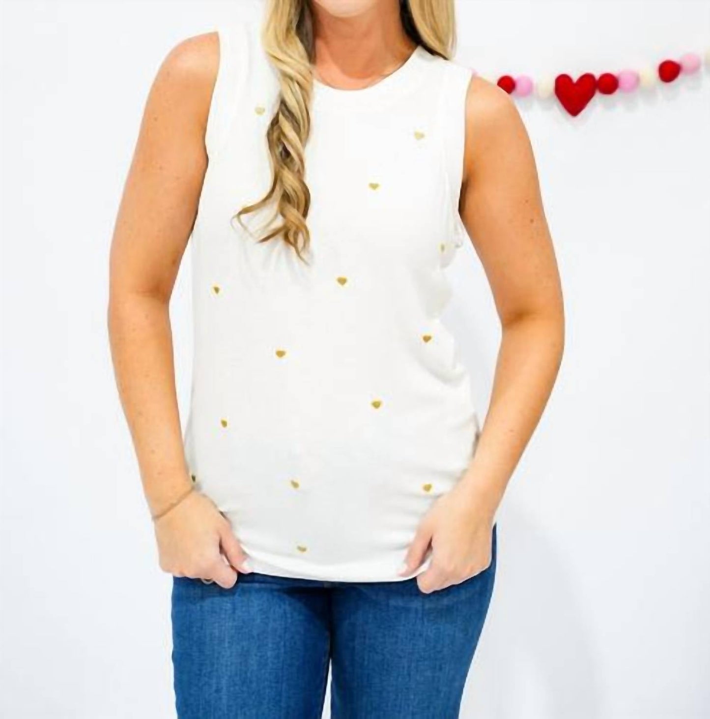 Another Love - Cleo Heart Tank Top