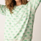 Pj Salvage - Peachy Party Courtside Long Sleeve Top