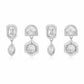 Luv Aj - Women's Star Bezel Studs Set