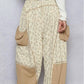 Pol - Floral Pattern Knit Pants