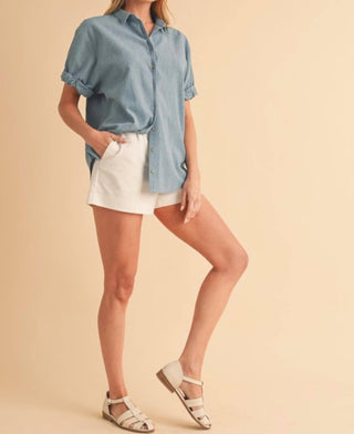 Aemi + Co - Raelee Button Down Collared Shirt