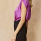 Entro - Mock Neck Open Back Bodysuit