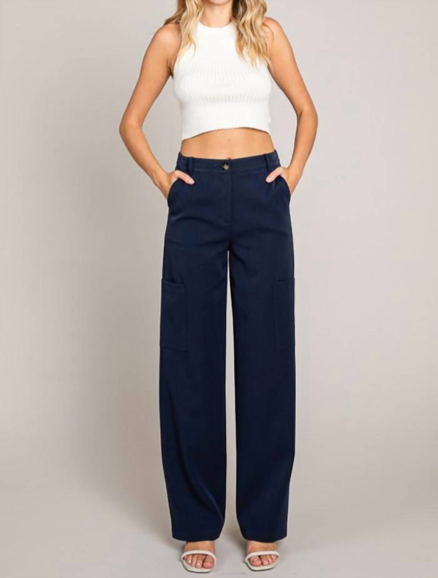 Beloved - Twill Pocket Trousers Pants