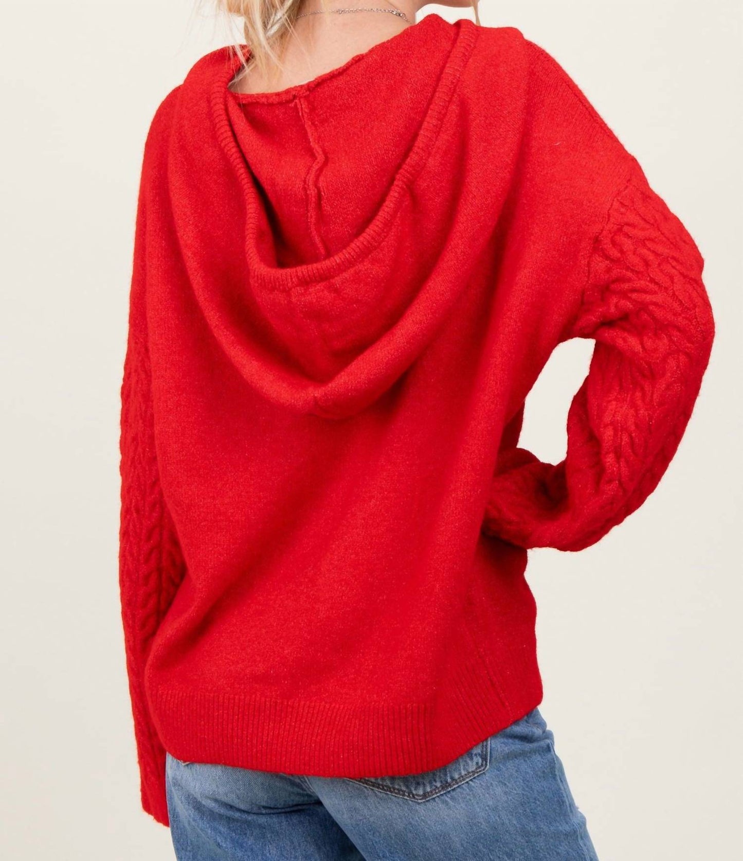 &Merci - Pullover Knit Hoodie