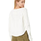 Free People - Swinging Cable Cuff Sweater