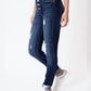 Kancan - High Rise 4-button Super Skinny Distressed Jean
