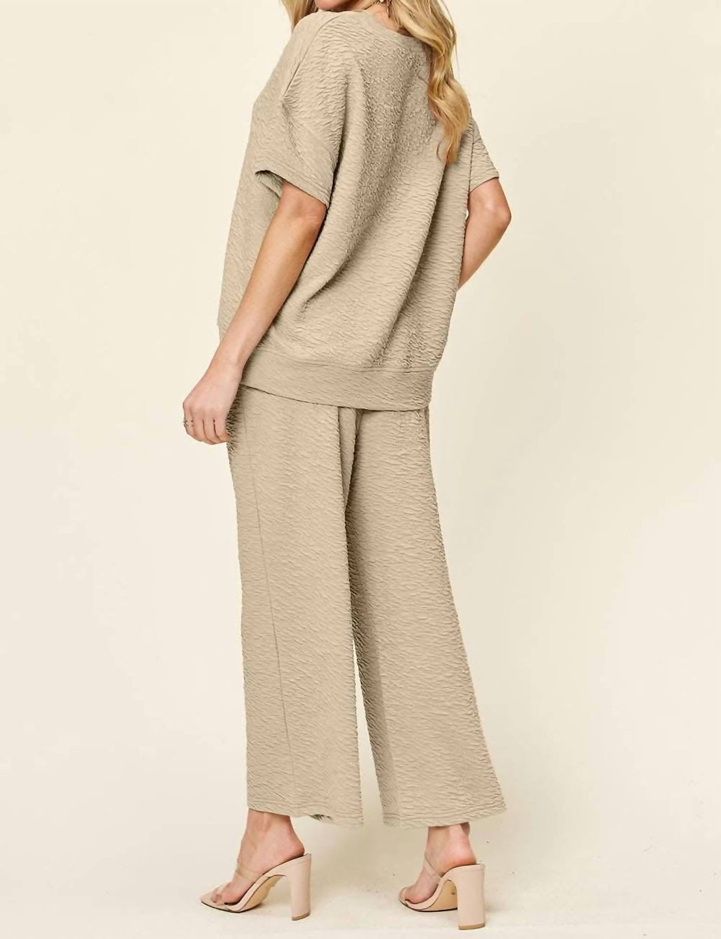 Double Take - Chic Two-piece Top And Pants Set