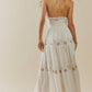 Free People - Real Love Embroidered Halter Maxi Dress