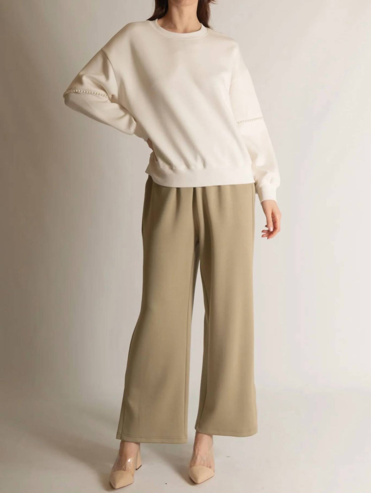 P.Cill - Pearl Trim Pullover