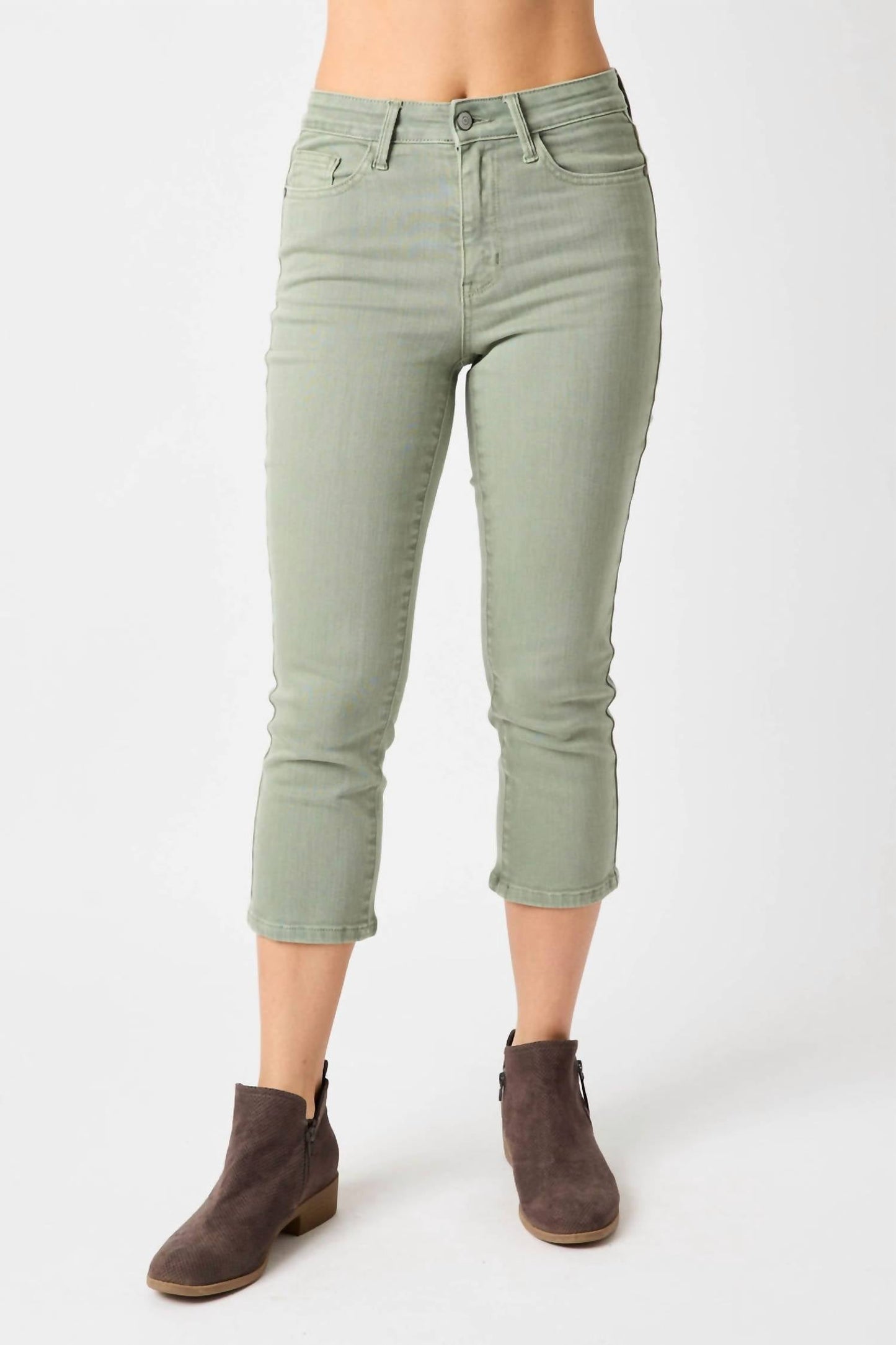 Judy Blue - Women's High Rise Capri Pant