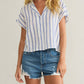 Z Supply - Parallel Striped Linen Top