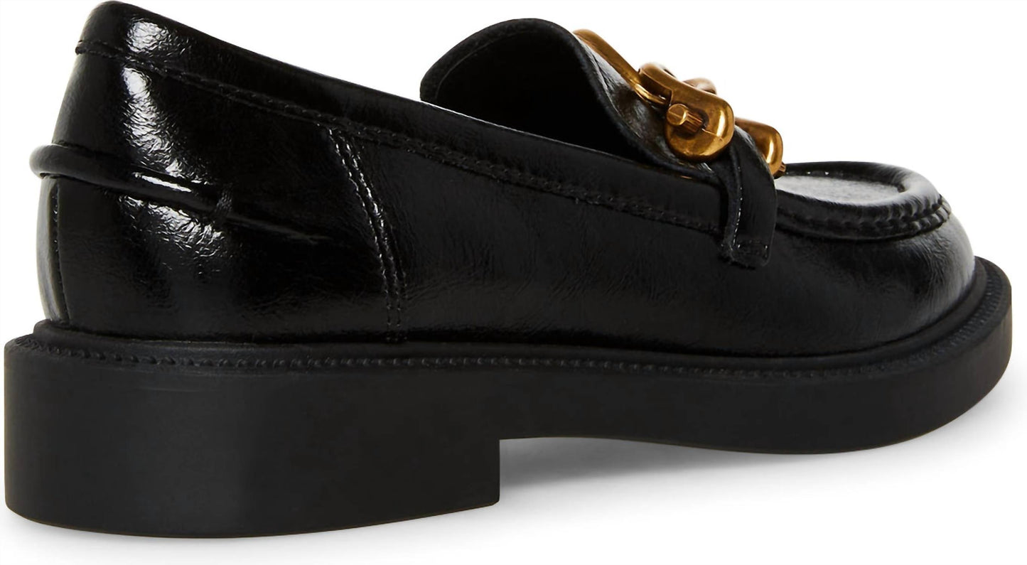 Steve Madden - Women's Karmine Leather Chunky Chain Loafer