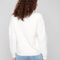 Charlie B - Cherry Fuzzy Drop Shoulder Sweater