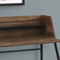 Computer Desk for Home Office with Marble Look and Storage Shelves