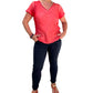 Gigi Moda - Bella Vita V Neck T-shirt
