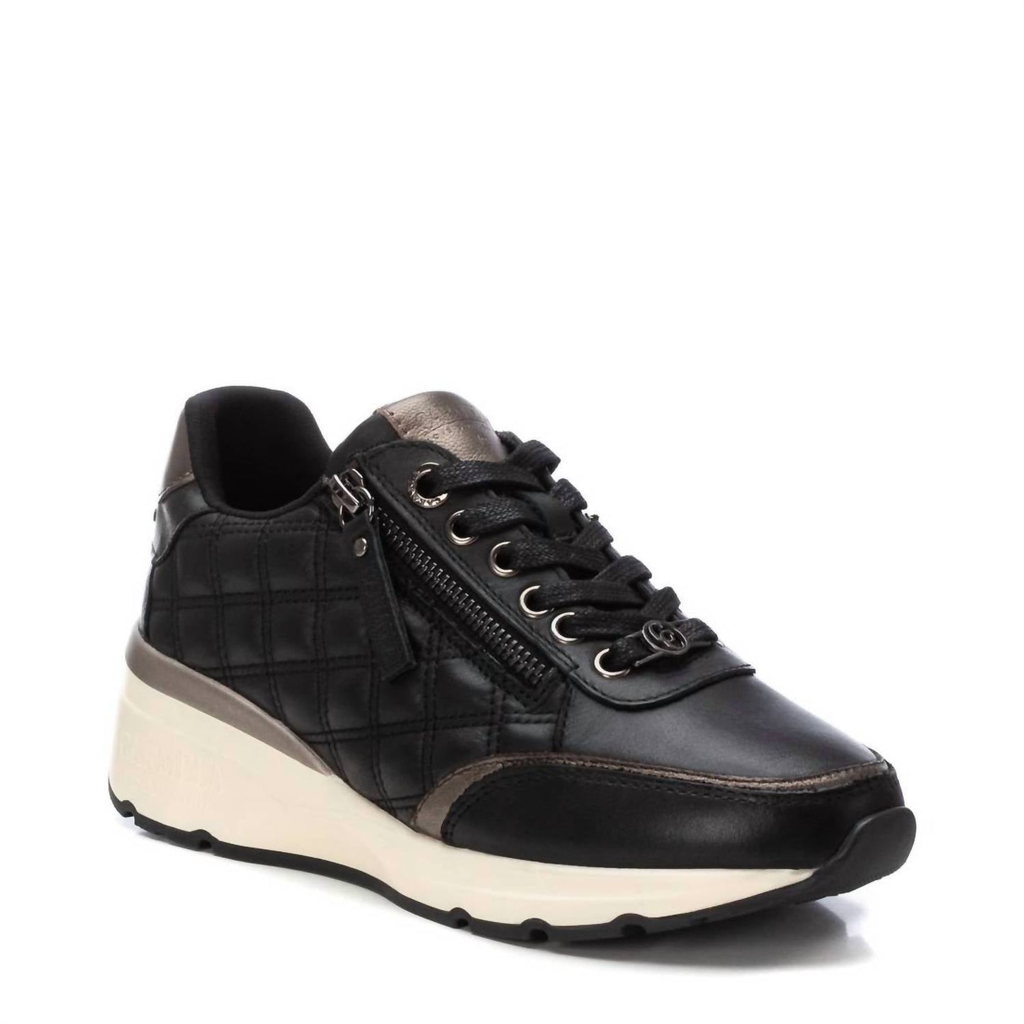 Xti - Women's Leather Trainer Sneakers