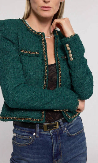 Generation Love - Serena Chain Tweed Blazer