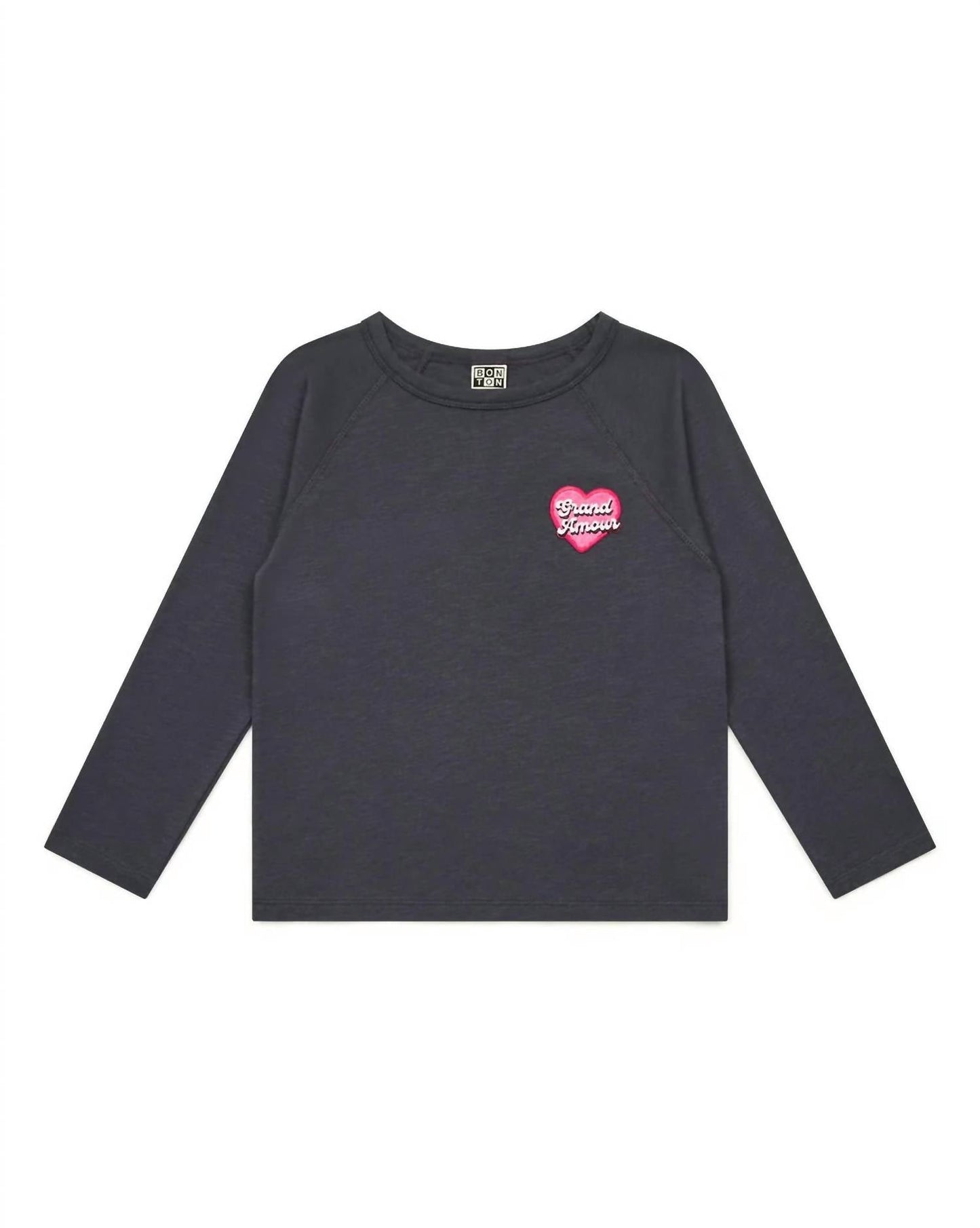 Bonton - Girl's Badge Organic Cotton T-shirt