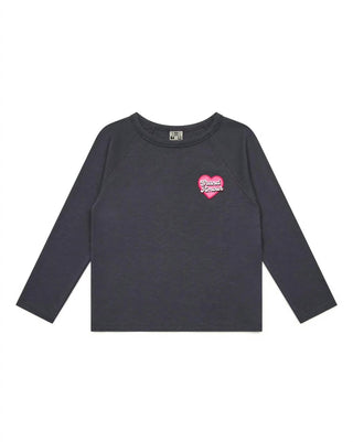 Bonton - Girl's Badge Organic Cotton T-shirt